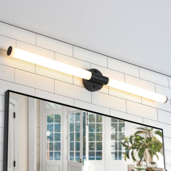 Wrought Studio Heldreth 2 - Light Dimmable LED Bath Bar | Wayfair
